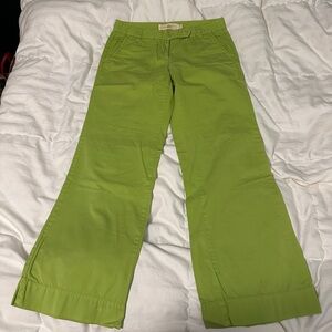 Lime Green J. Crew Chinos
